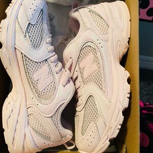 New Balance Women's Light Pink Mesh Sneakers